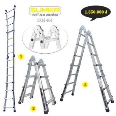 Thang nhôm chữ A mở rộng Sumika SKM 405